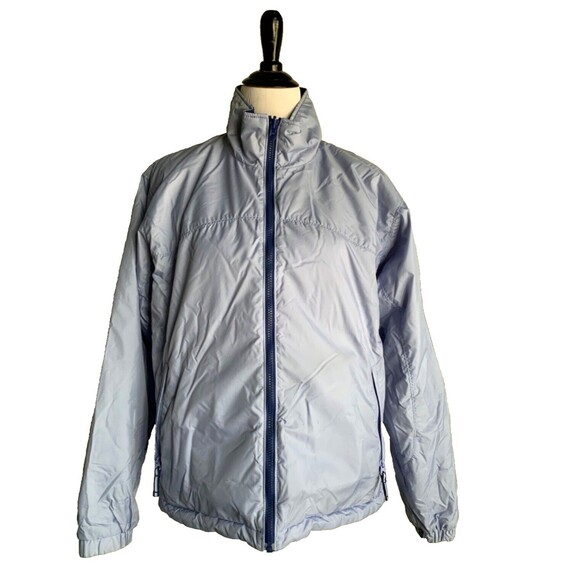 Columbia Puffer Jacket Women’s XL Blue Light Blue Interchange Reversible - Picture 2 of 12